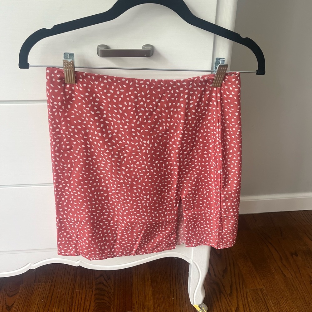 Red Mini Skirt